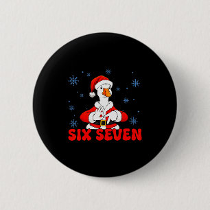 楽しい67のミーム ふざけたガチョウ クリスマス 67のミーム Xmas B 缶バッジ