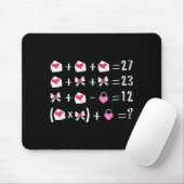 楽しい67のミーム バレンタイン 数学教師 ボウ 六七 マウスパッド (マウス)