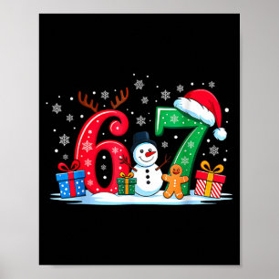 楽しい67クリスマス67シックスセブンミーム67マッチング ポスター