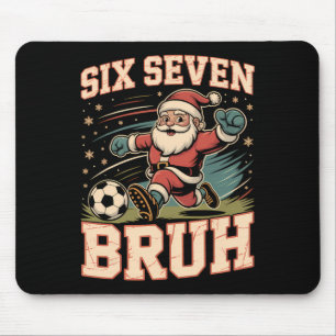 楽しい67ミームブリュークリスマスサッカーサンタXmasパジャマ マウスパッド