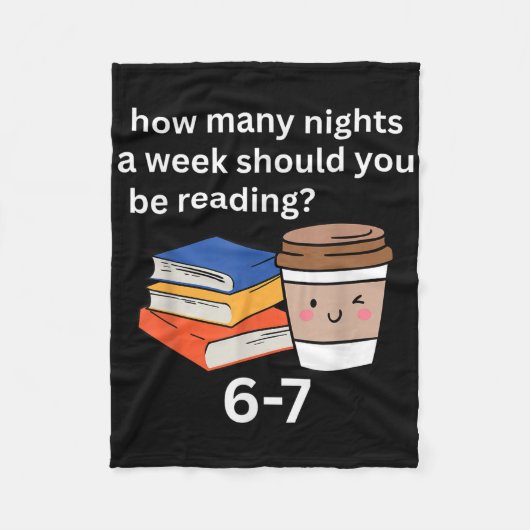 楽しい67ミーム英語教師読書好き フリースブランケット (正面)
