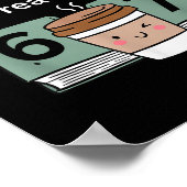 楽しい67ミーム英語教師読書好きH ポスター (角)