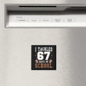 楽しい67日間の学校生活をやり遂げた シックス セブン ミーム F マグネット (インサイチュ (食洗機))