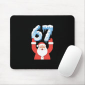 楽しい67+クリスマス+冬+雪+アイス+サンタクロース マウスパッド (マウス)