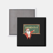 楽しい67 6 7 数学教師 クリスマス メーム 等式 マグネット (正面/裏面)