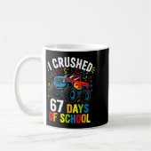 楽しい6・7の思い出 学校を67日乗り切ったよ メモ コーヒーマグカップ (左)