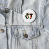 楽しい6 7 ハロウィンコスチューム ミーム 67 ハロウィン _2 缶バッジ (インサイチュ)