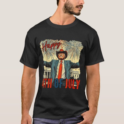 楽しい7月4日独立記念日 Tシャツ (正面)