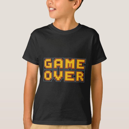 楽しい80年代 レトロ アーケード ビデオ ゲーム ノスタルジー ゲーマー Tシャツ (正面)