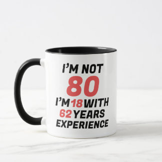 楽しい80歳の誕生日コーヒー マグカップ