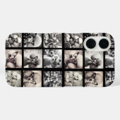 楽しい9枚のフォトコラージュ写真 Case-Mate iPhoneケース (裏面 (横))
