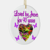 楽しい90歳 セラミックオーナメント (右)