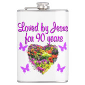 楽しい90歳 フラスク (正面)