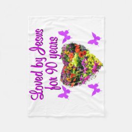 楽しい90歳 フリースブランケット