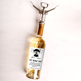 楽しい＆おしゃれな黒人女性が踊るワインラベル ワインラベル