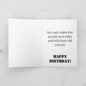 楽しい お誕生日おめでとうございます カード (内部)