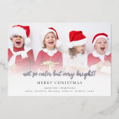 楽しい ちょっと不穏だけどとても明るい フォトスクリプト 箔シーズンカード (正面)