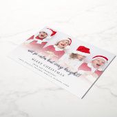 楽しい ちょっと不穏だけどとても明るい フォトスクリプト 箔シーズンカード (回転した状態)