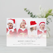 楽しい ちょっと騒々しいけどとても明るい フォトスクリプト 箔シーズンカード (立ち正面)