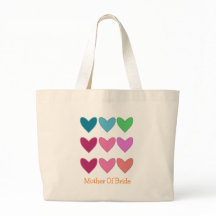 楽しい カラフル ハート お母さんのウェディングドレス 結婚式