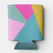 楽しい カラフル 幾何学 ユニーク オーダーメイド ブライズシャワー 缶クーラー (裏面)