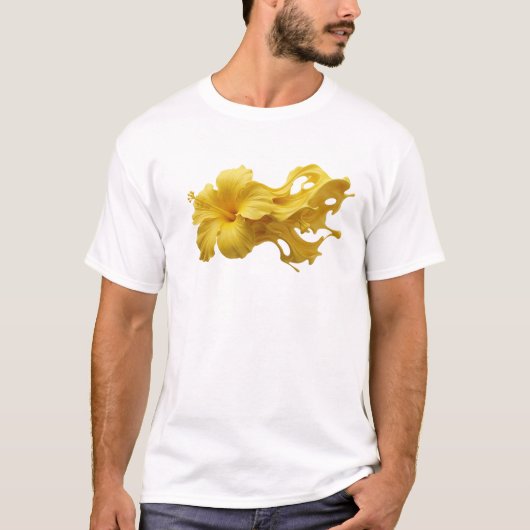 楽しい+キュートな抽象的な花+芸術的な表現 Tシャツ (正面)
