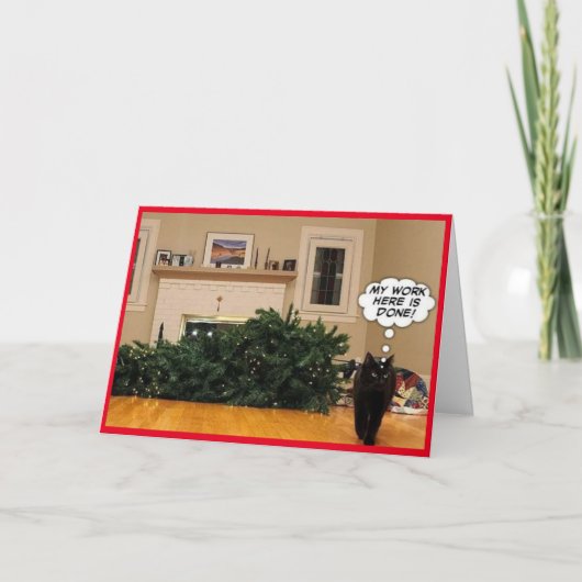 楽しい＆スイートなクリスマスカード サンキューカード (正面)