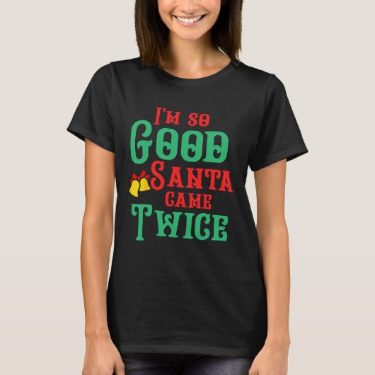 楽しい ダーティー なクリスマス 大人用 Y ゆったり  Tシャツ (正面)