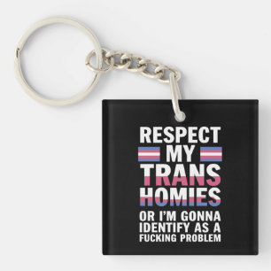楽しい トランスジェンダー+プライドマンス LGBTPrideMonth キーホルダー