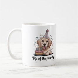 楽しい「パーティーのVIP」犬の誕生日 コーヒーマグカップ