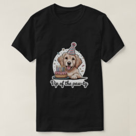 楽しい「パーティーのVIP」犬の誕生日 Tシャツ