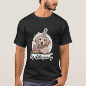 楽しい「パーティーのVIP」犬の誕生日 Tシャツ (正面)