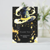 楽しい ファンタジー マジック ウィザード 誕生日 サンキューカード (スタンド正面)