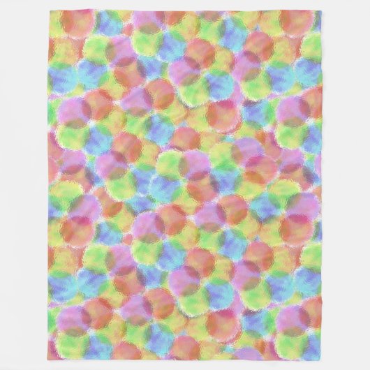 楽しい フリースブランケット (正面)