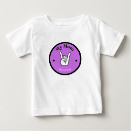 楽しい!ベイビーファイン ジェージーTシャツ - 私のお母さん最高! ベビーTシャツ