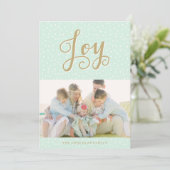 楽しい |ホリデーフォトカード シーズンカード (スタンド正面)