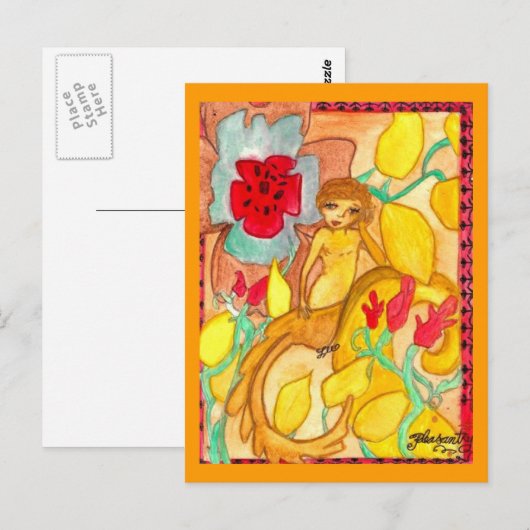 楽しい ポストカード (正面/裏面)