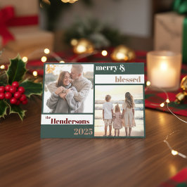 楽しい メリー 幸せな 家族の クリスマス 写真 グリーン
