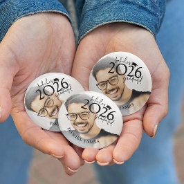 楽しい 卒業おめでとう フォト 卒業 缶バッジ