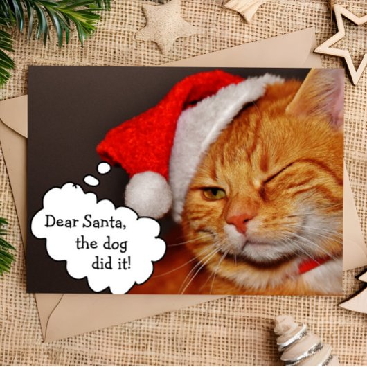 楽しい 可愛い メリークリスマス ホリデー 猫 カード