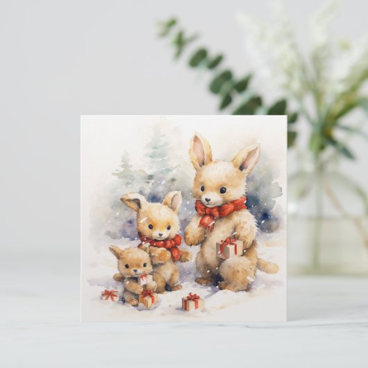 楽しい 心あたたまるクリスマス シーズンカード (スタンド正面)