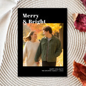 楽しい&明るいカップルホリデーデザイン シーズンカード