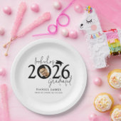 楽しい 誰が卒業したか写真 卒業 ペーパープレート (パーティー)