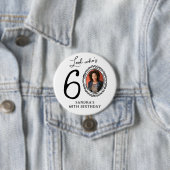 楽しい! 誰が60歳!? 写真入り60歳の誕生日グッズ 缶バッジ (インサイチュ)
