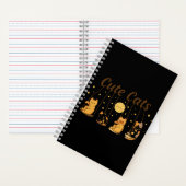 楽しい＆風変わりな学校日記 子供と猫のために ノートブック (内側)