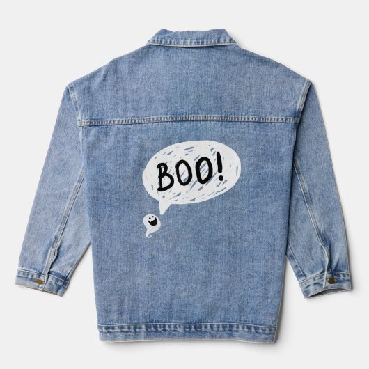 楽しい BOO! デニムジャケット (裏面)