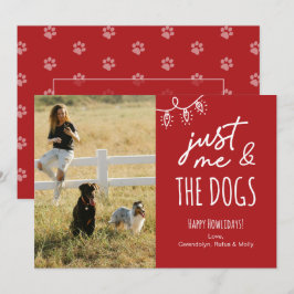 楽しい Just Me & The Dogs Howlidays 写真 シーズンカード
