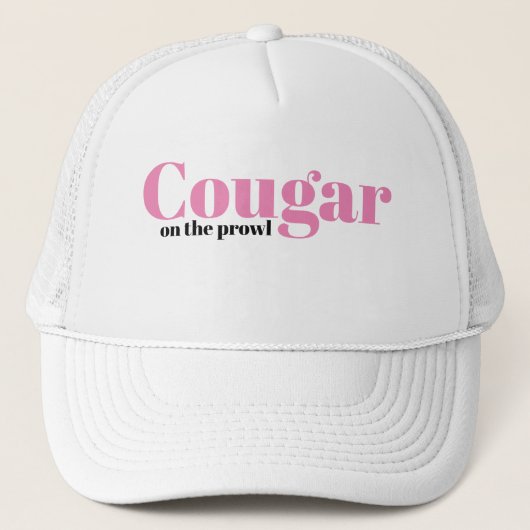 楽しい LOL ノベルティーベースボール COUGAR ON THE PROWL キャップ (正面)