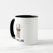 楽しい「No ProbLlama」 マグカップ (正面左)