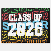 楽しい「Senior Class Of 2026」マグネット